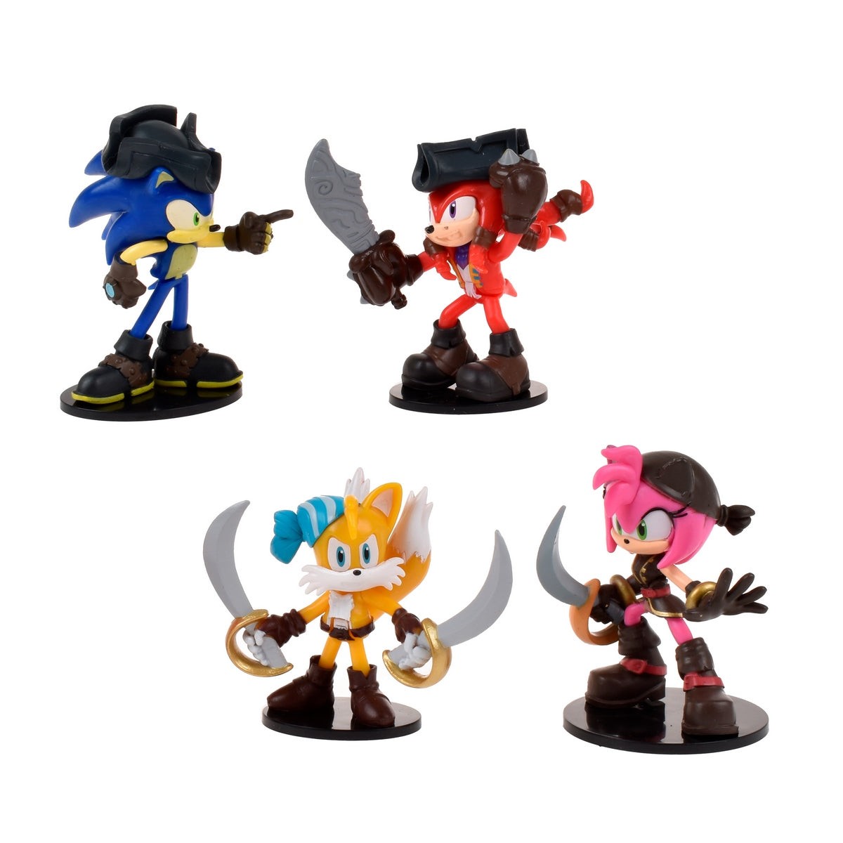 Pack 4 Figuras Articuladas De 8 Cms Sonic - Amy